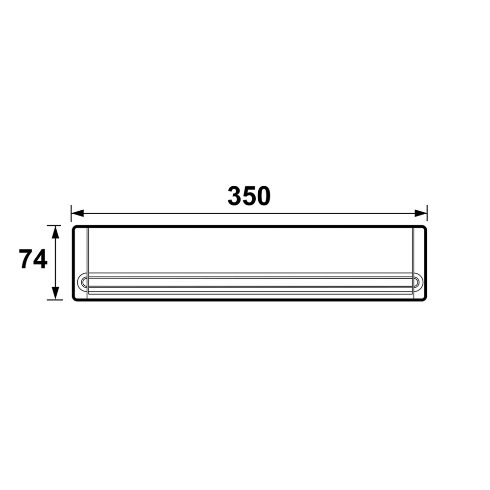 briefplaat aluminium f1 geslepen/zw axa-4
