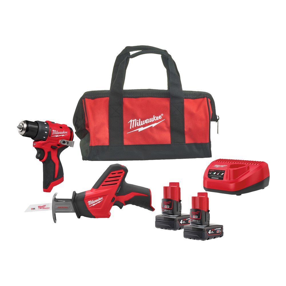 accu combiset milwaukee 4.0Ah/12.0V