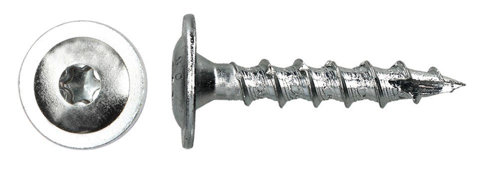 Tellerkopschroef Verzinkt Kelfort -  6.0X 30MM T30