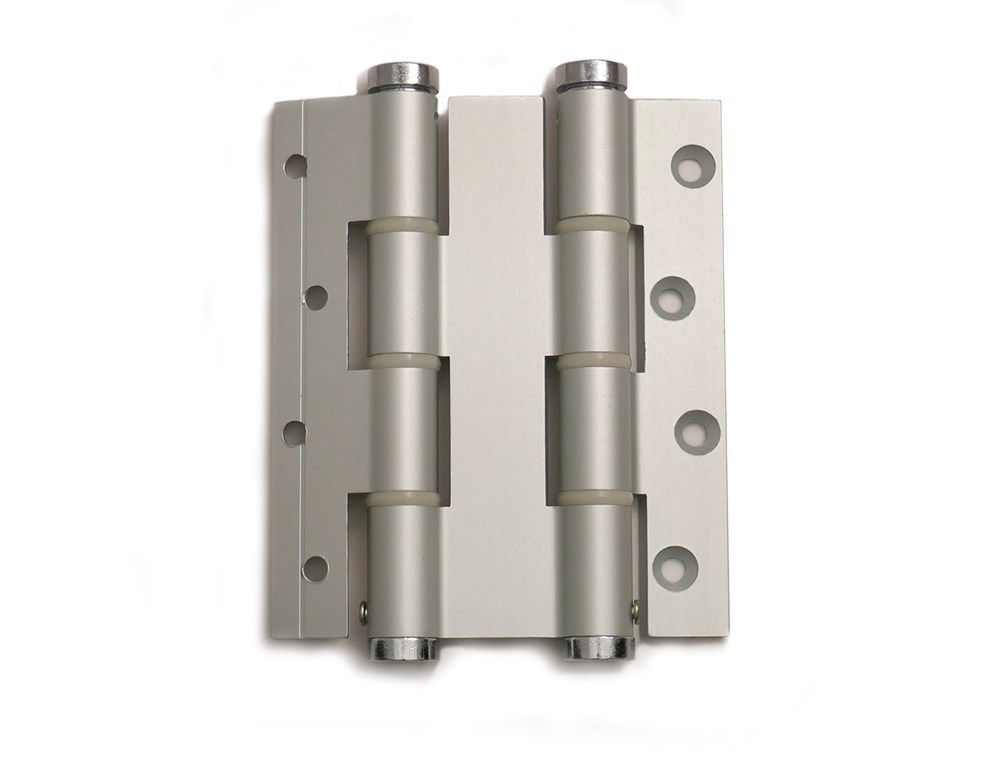 Deurveerscharnier Aluminium Zilvergrijs - DUBBEL 120MM DD.MAX.30MM