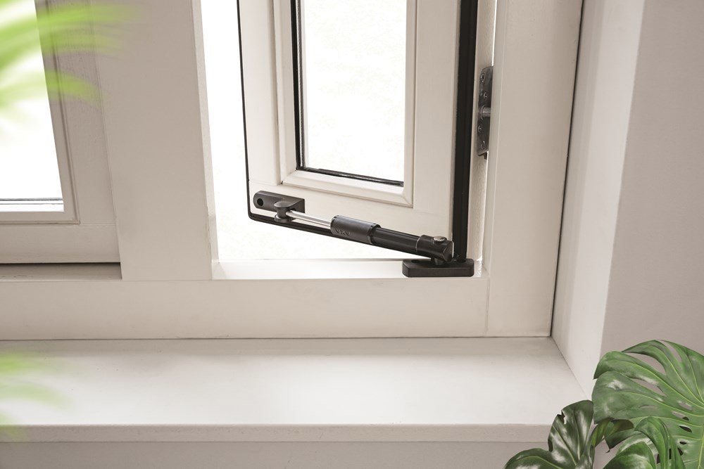 telescoop uitzetter zwart axa-6