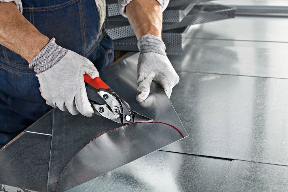 blikschaar met hevel erdi-4